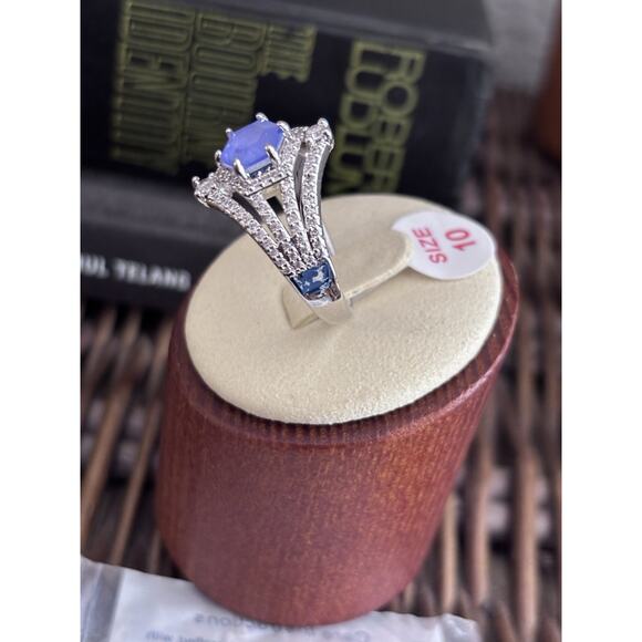 Bomb Party Ring RG58301 “I'll Think Of You Always” Size 10 Lavender Fluorite - Picture 3 of 4